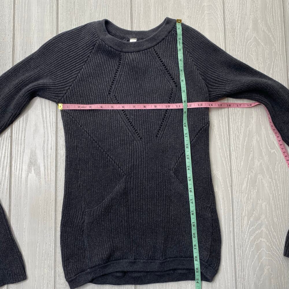 Lululemon Athletica Women's Heather Gray The Sweater The Better Size 4 - Picture 9 of 12